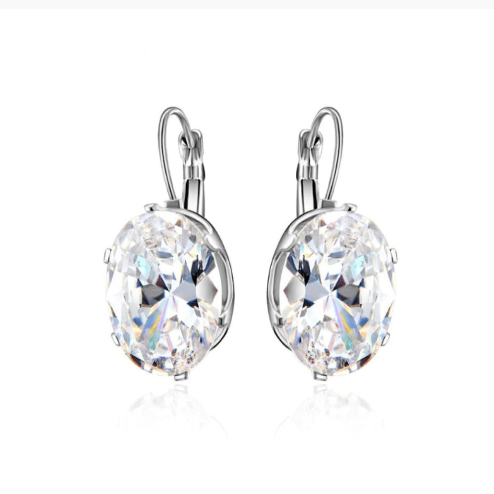 Ivy oval earrings