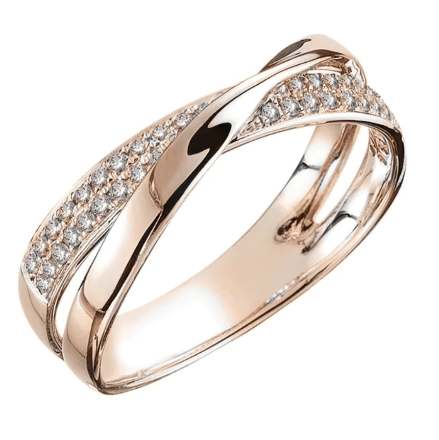 Athena braided band ring