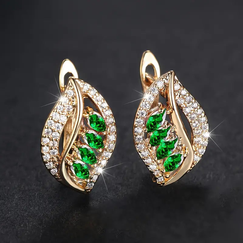 Chloé Feuillage Earrings | Gold