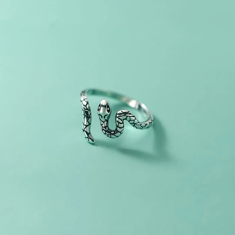 Sterling Silver Serpent Ring