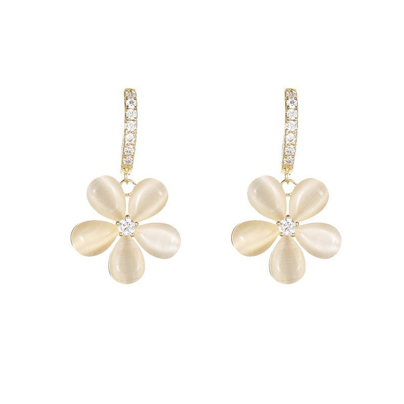 Sol golden ring earrings