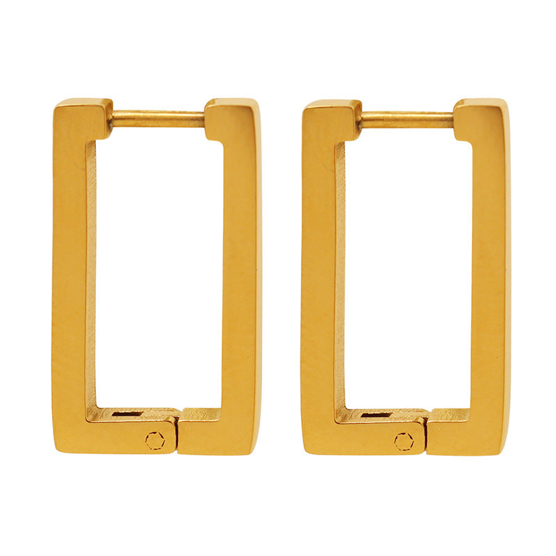 Terra golden geometric earrings
