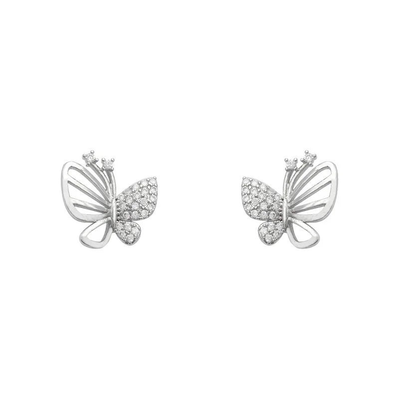 Elegant Fine Butterfly Zircon Earrings