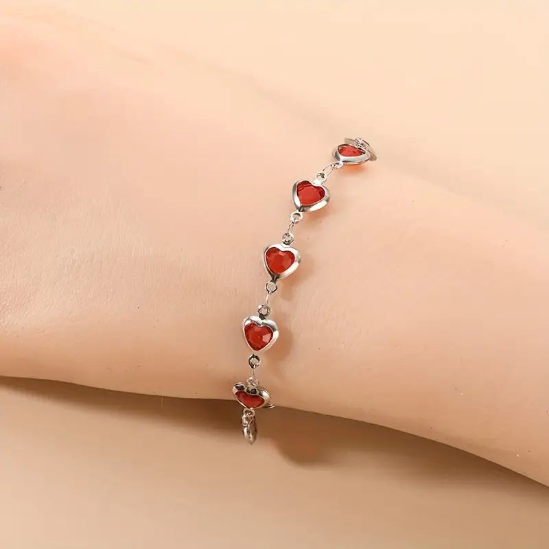 Ruby Blossom Tree Ring | White Gold