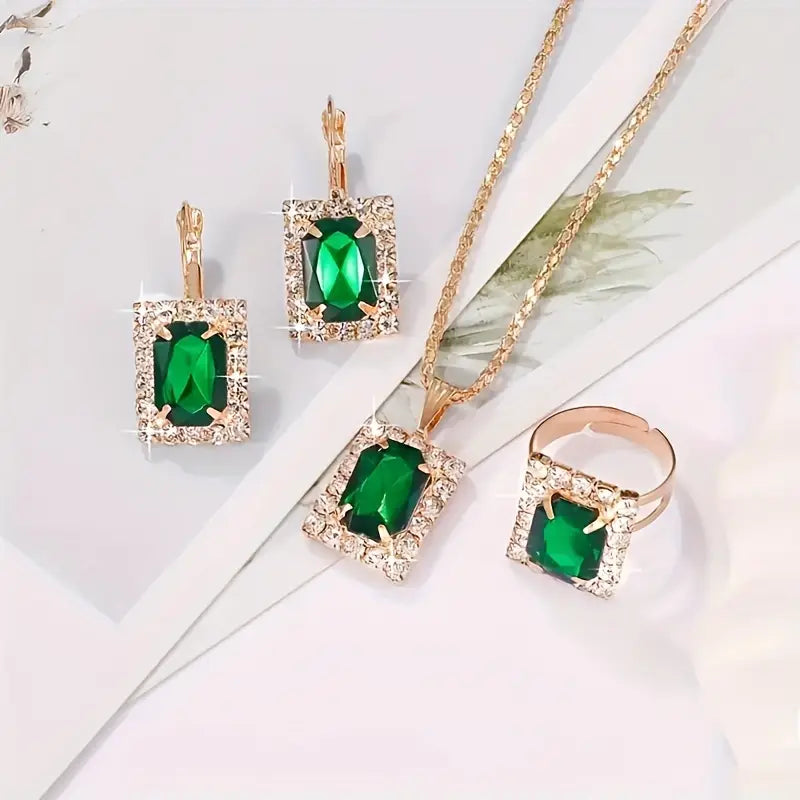 Seloria Grevalyn Jewelry Set | White Gold