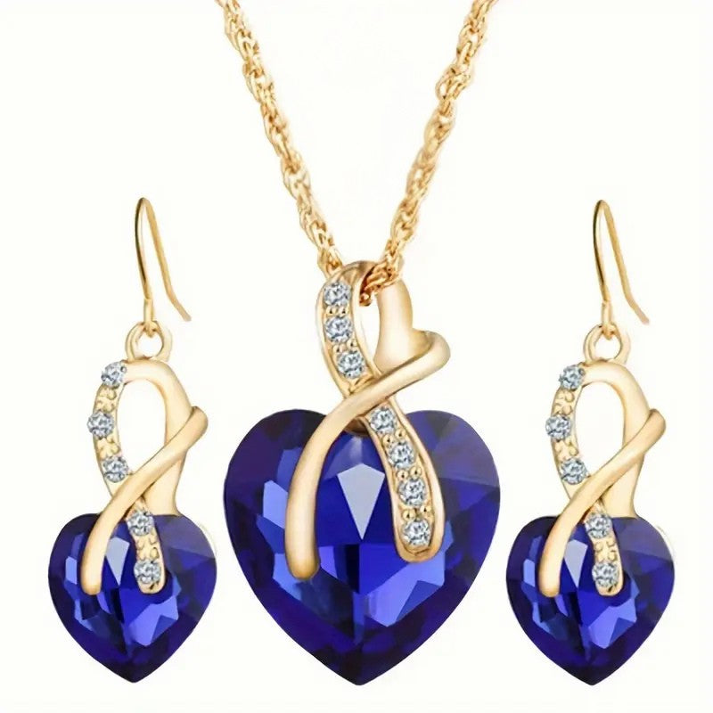 Classic Mermaid Elegance Jewelry Set | White Gold