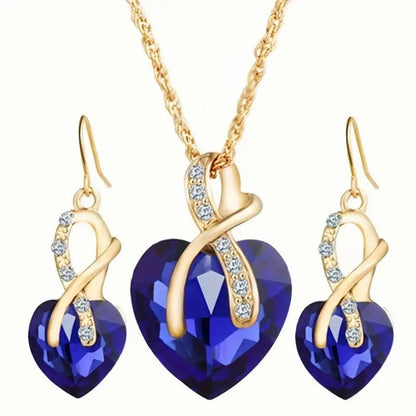 Classic Mermaid Elegance Jewelry Set | White Gold