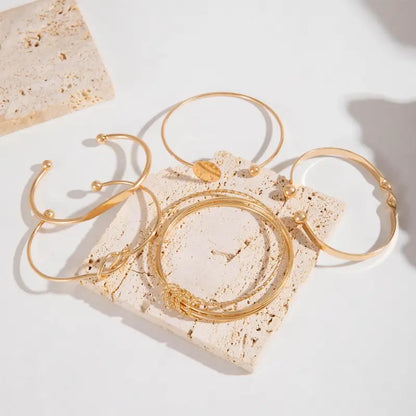 Elegance Bow Knot Bracelet Set | Gold