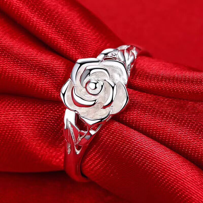 Purity ivory rose ring