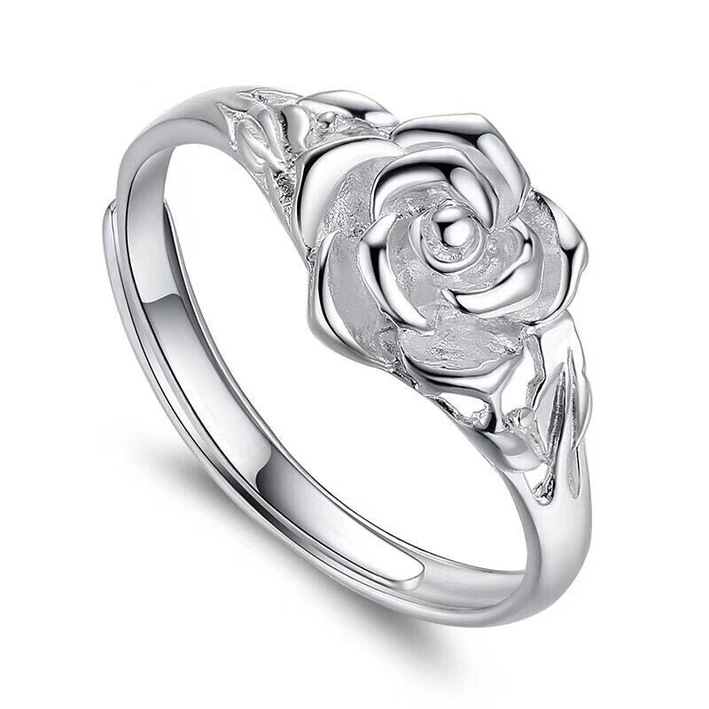 Purity ivory rose ring