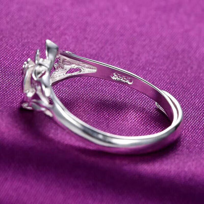 Purity ivory rose ring