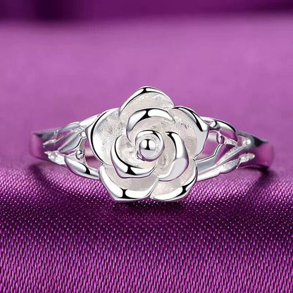 Purity ivory rose ring