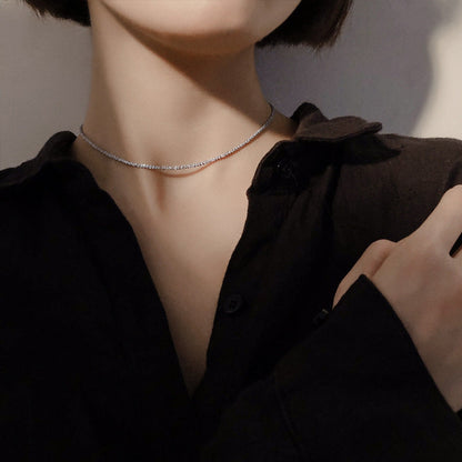 Cia sterling clavicle necklace