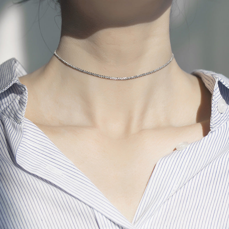 Cia sterling clavicle necklace
