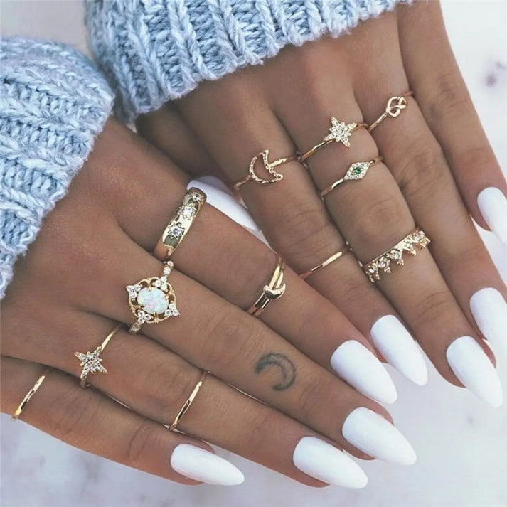 Unique premium pack of 8 to 12 rings