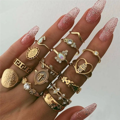 Unique premium pack of 8 to 12 rings