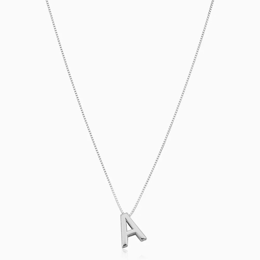 Cross Necklace | White Gold