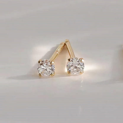 Zeke small golden earrings