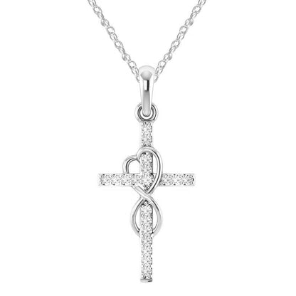 Blessed infinity crucifix cross
