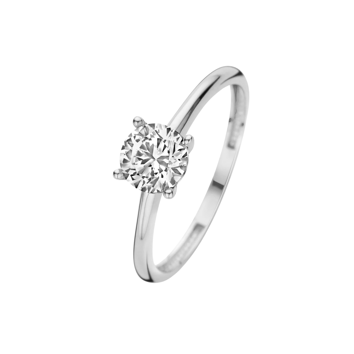 Estate Cuban Bracelet | White Gold
