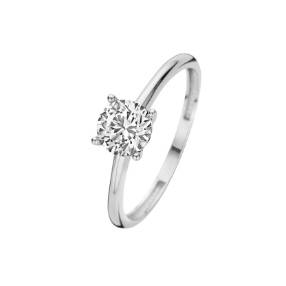Estate Cuban Bracelet | White Gold