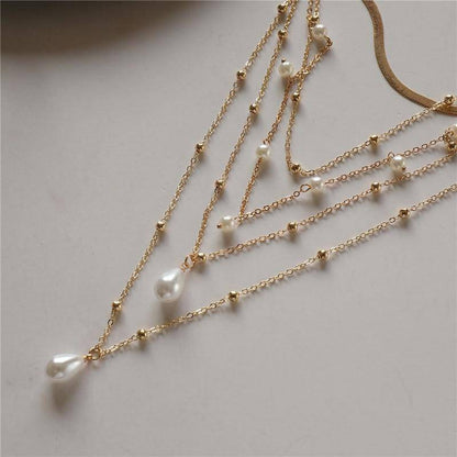 Amelie layered pearl necklace