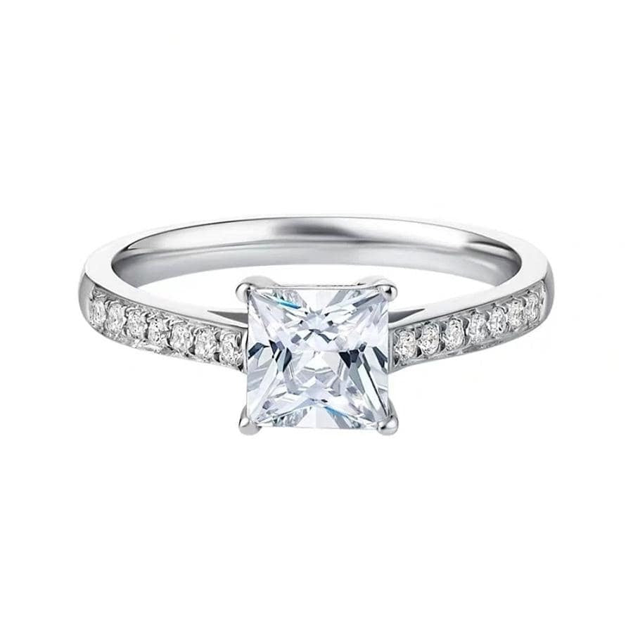 Calliope princess cut ring