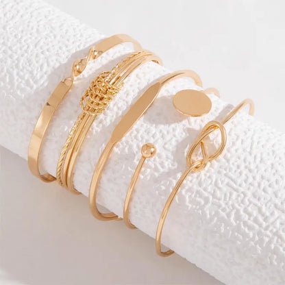 Elegance Bow Knot Bracelet Set | Gold