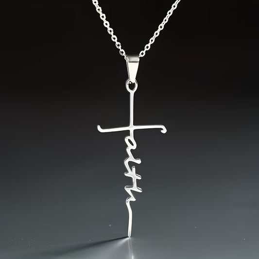 Elegant Cross Pendant Necklace