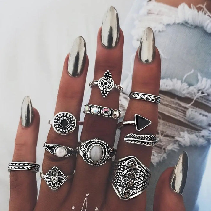 Unique premium pack of 8 to 12 rings