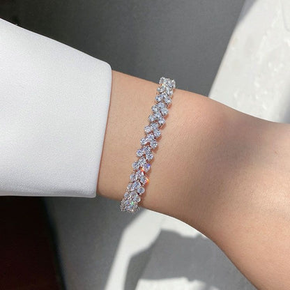 Golden bracelet ring