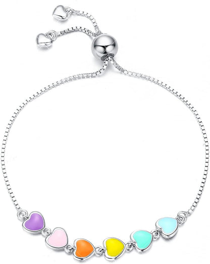 Sterling Silver Paw Print Bracelet – Adjustable Size