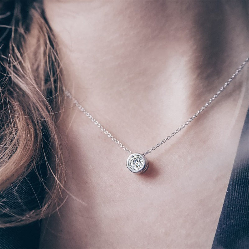 Lyra birthstone necklace