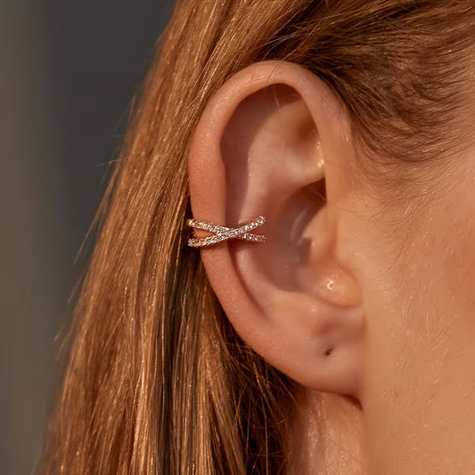 No-Pierce Cross Ear Cuff