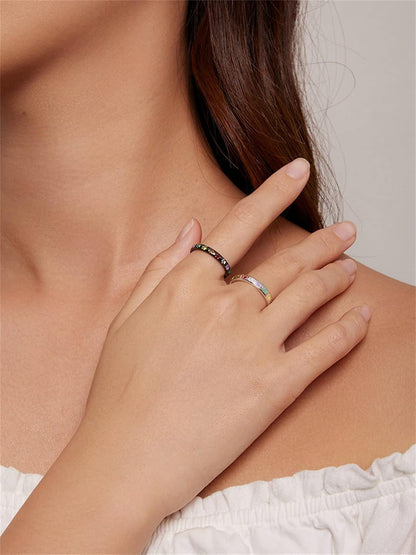 Sterling Silver Paw Pattern Ring