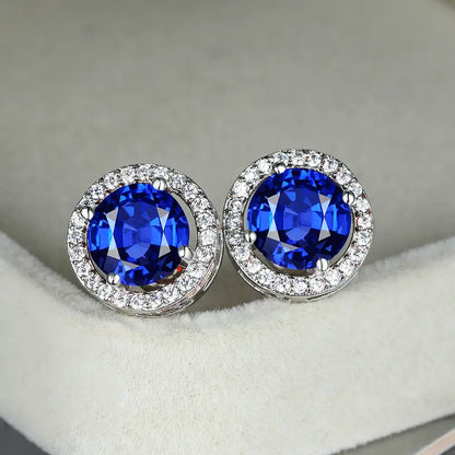 Aurielle Solwyn Blue Set | White Gold