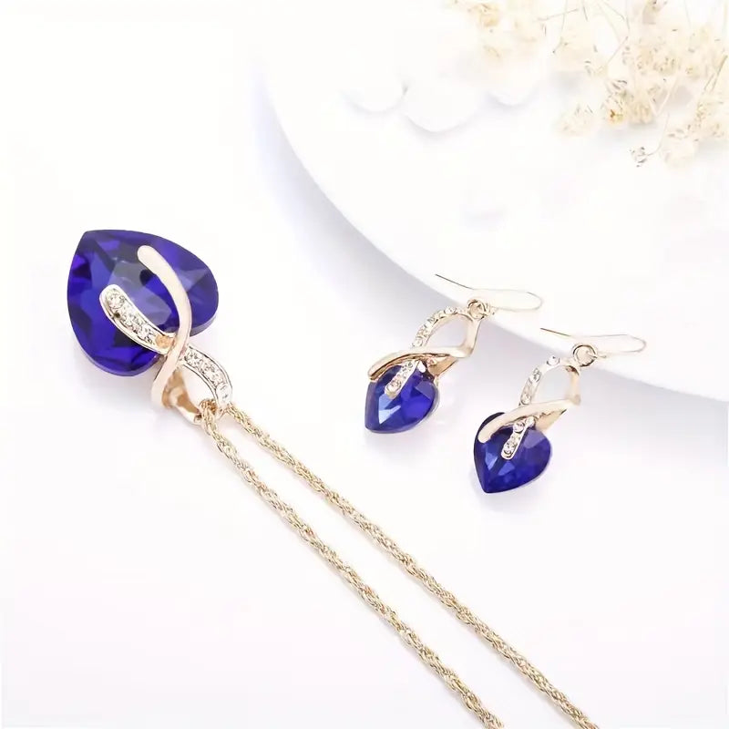 Classic Mermaid Elegance Jewelry Set | White Gold