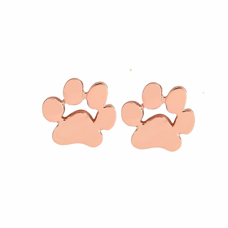 Hypoallergenic Paw Earrings – Stainless Steel