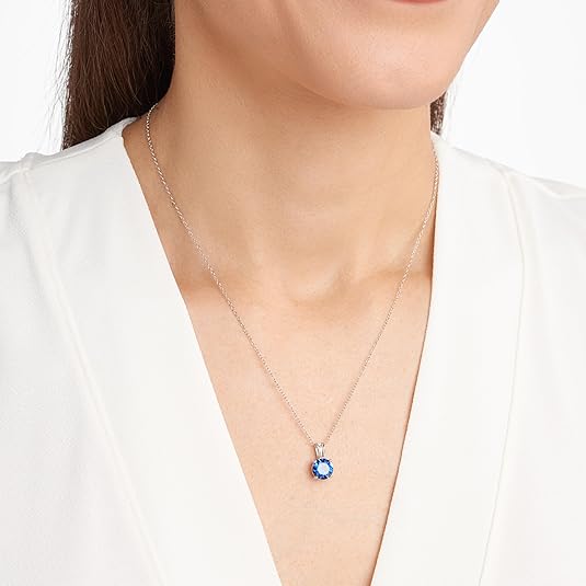 Oceanheart Twins Necklace | White Gold