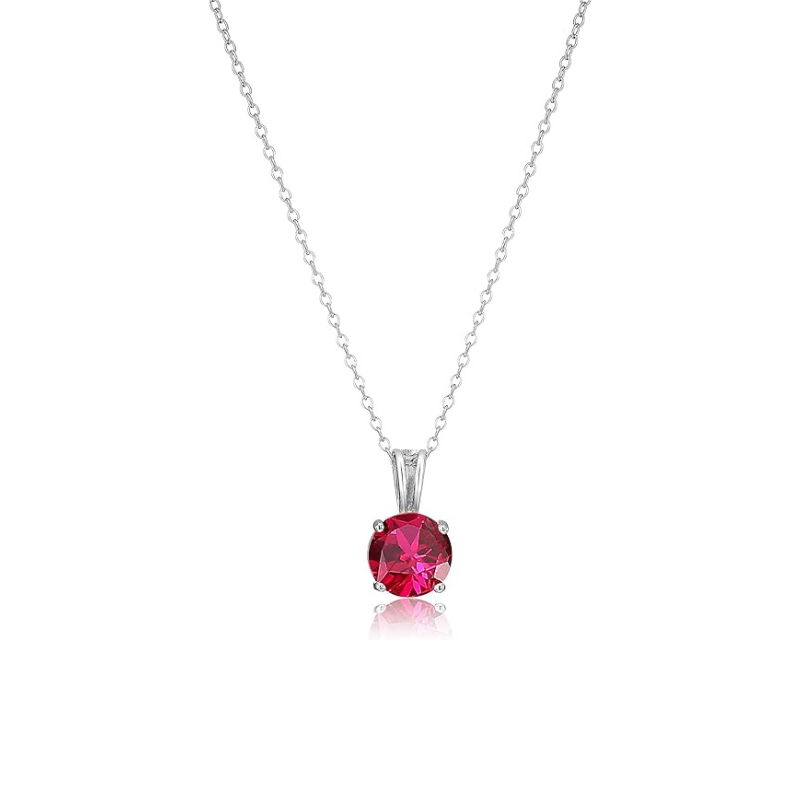 Ruby Infinity Bracelet | White Gold