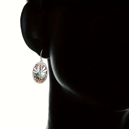 Mother of Pearl Dragonfly Earrings – Symbol of Renewal and Grace