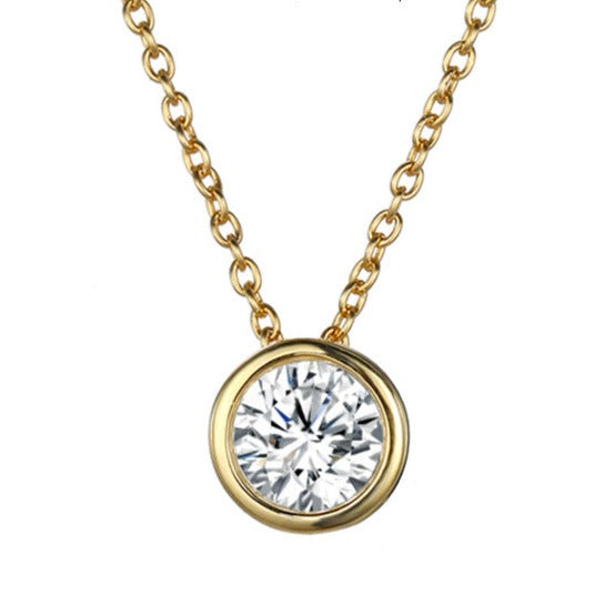 Lyra birthstone necklace