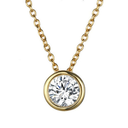 Lyra birthstone necklace