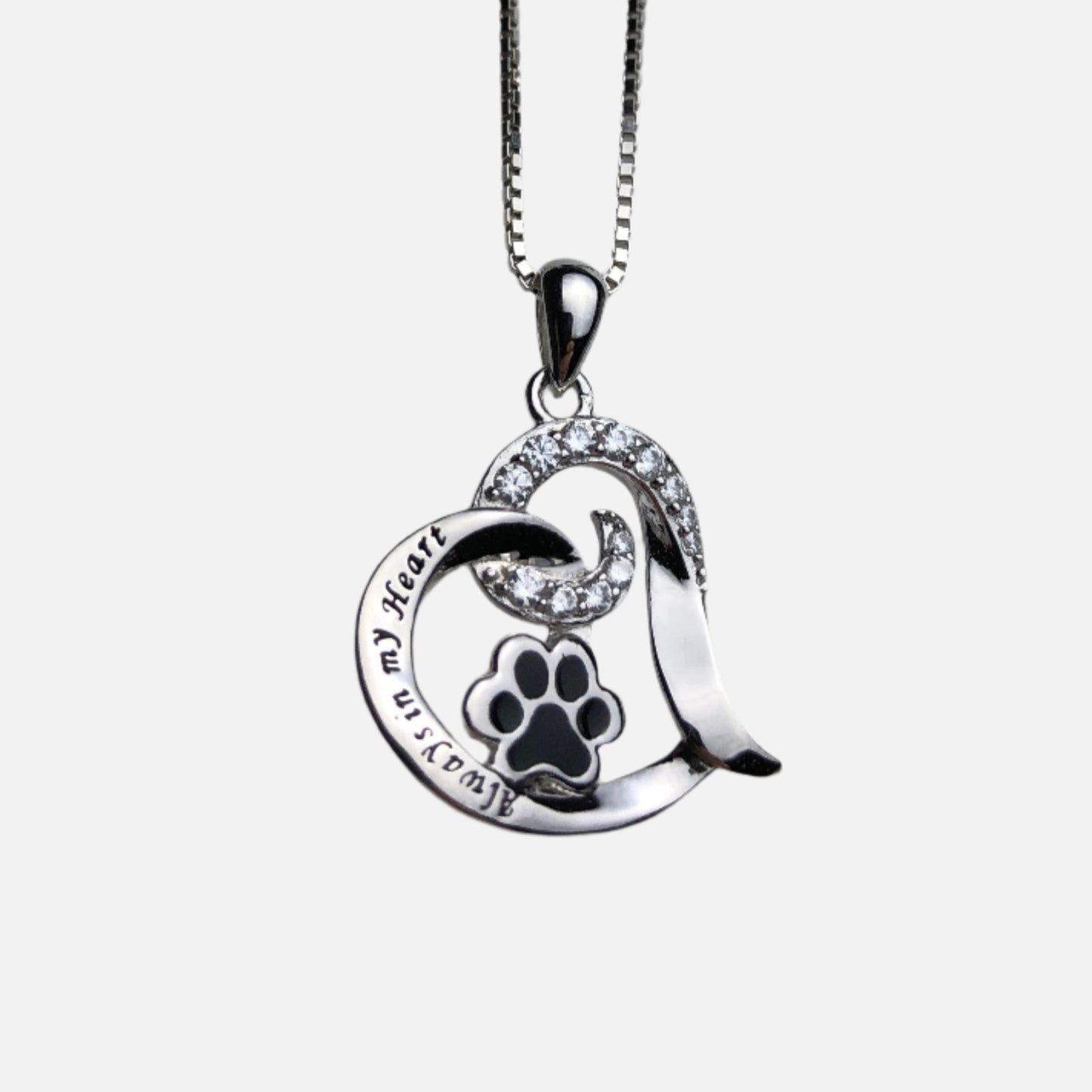 Elegant Memorial Dog Necklace – Stainless Steel
