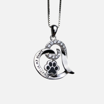 Elegant Memorial Dog Necklace – Stainless Steel