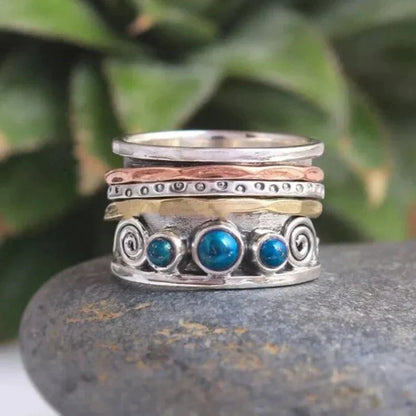 Boho meditation ring