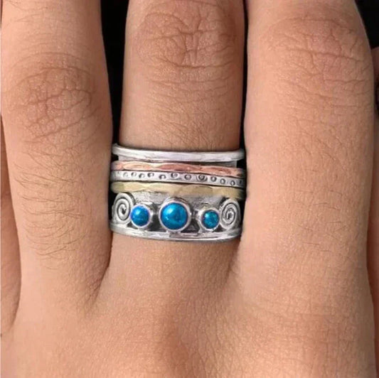 Boho meditation ring