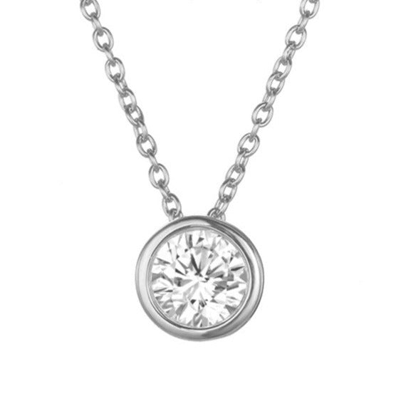 Lyra birthstone necklace