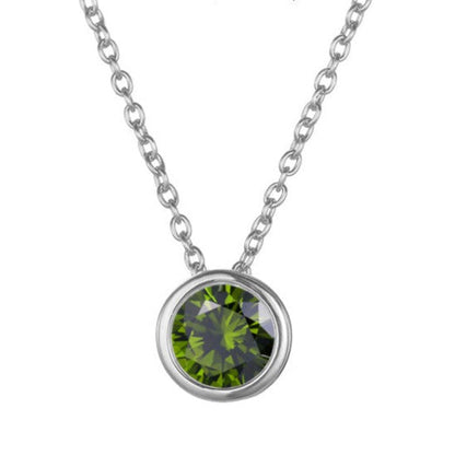 Lyra birthstone necklace