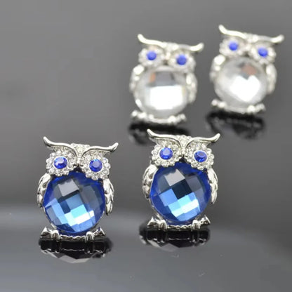 Owl Crystal Pendant Necklace